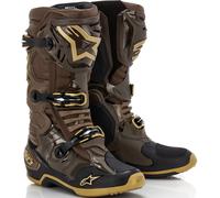 Alpinestars Tech 10 Limited Edition Squad 23 Botas de motocross, marrón, Talla 10 (44,5)