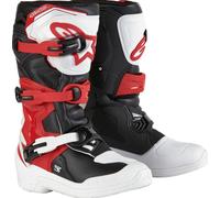 Alpinestars Tech 3S Juventud / Kids Niños Botas Enduro Motocross, Blanco/ Negro/