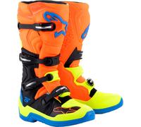 Alpinestars Tech 5 S23, botas 14 US male Naranja Neón/Azul/Amarillo Neón