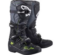 Alpinestars Tech 5 Botas de Motocross, negro-gris-amarillo, tamaño 39