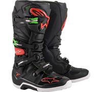 Alpinestars Tech 7, botas 16 US male Negro/Rojo/Verde