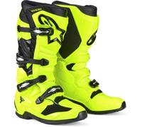 Alpinestars Tech 7 Botas de motocross, amarillo/negro, Talla 9 (43)