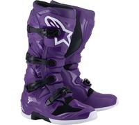 Alpinestars Tech 7 Botas de motocross, lila, tamaño 40 41 para Hombres