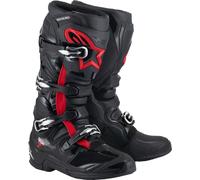 Alpinestars Tech 7 Botas de motocross, negro/rojo, Talla 11 (45,5)