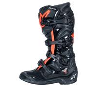 Alpinestars Tech 7 Botas de motocross, negro-rojo, tamaño 48 para Hombres