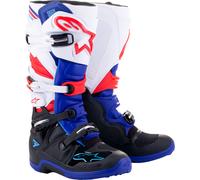Alpinestars Tech 7 S23, botas 13 US male Negro/Azul Oscuro/Rojo/Blanco