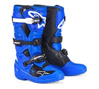 Alpinestars Tech 7S Botas Motocross Juveniles - Azul/Negro/Blanco