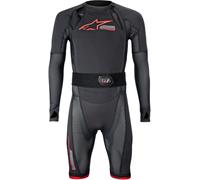 Alpinestars Tech-Air 10 Race System Traje de airbag, negro-rojo, tamaño 2XL para Hombres