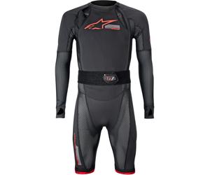Alpinestars Tech-Air 10 Race System Traje de airbag, negro-rojo, tamaño L para Hombres