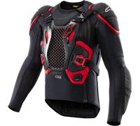 Alpinestars Tech-Air Off-Road Camisa protectora de airbag, negro/rojo, Talla XL