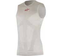 Alpinestars Tech Tank Summer Camiseta, rojo-plata, tamaño XS S para Hombres