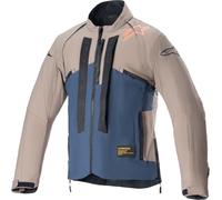 Alpinestars Techdura Chaqueta de motocross, Marrón/azul, Talla XL