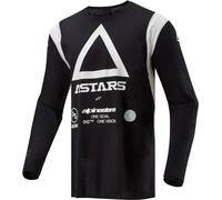 Alpinestars Techdura Maillot de motocross, negro, Talla M