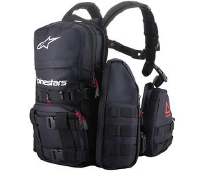 Alpinestars Techdura Tactical Mochila, Negro/Blanco, Talla única