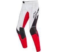 Alpinestars Pantalones Techstar Deep Edición Limitada Black White High Red, Talla: 28