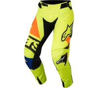 Alpinestars Techstar Factory 2018 Pantalones de Motocross, Verde/negro, Talla 28