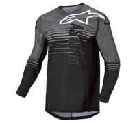 alpinestars Techstar Graphite Camiseta MX Gris/Negro S hombres