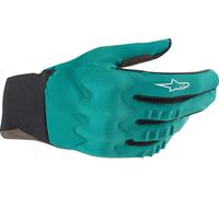 Alpinestars Techstar Guantes de bicicleta, verde-azul, tamaño XL para Hombres