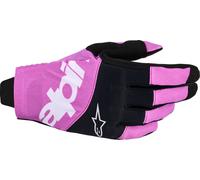 Guantes MX Alpinestars Techstar Negro/Gris/PúrpuraS Negro,Gris,Púrpura