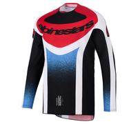 alpinestars Techstar Knif Camiseta MX Negro/Blanco/Rojo/Azul XL hombres