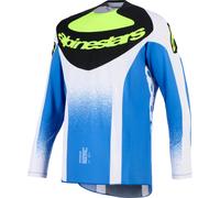 Camiseta de Cross Alpinestars Techstar Knif UCLA Azul/Negro/Amarillo FlúorS UCLA Azul,Negro,Amarillo Flúor