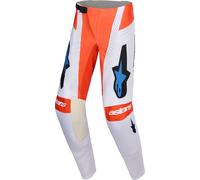 Alpinestars Techstar Knif Pantalones de motocross, gris-naranja, tamaño 30 para Hombres