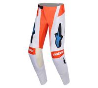 Alpinestars Techstar Knif Pantalones de motocross, gris-naranja, tamaño 38 para Hombres