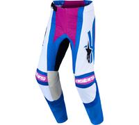 Alpinestars Techstar Maven Pantalones de motocross, Negro/Blanco/Azul/Rojo, Talla 36