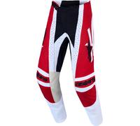 Alpinestars Techstar Maven Pantalones de motocross, Rojo/Blanco/Negro, Talla 28
