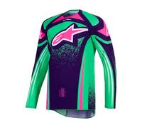 Alpinestars Techstar Nomur Jersey Motocross Adulto Fluo Morado Verde Rosa 2026