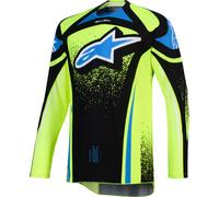 Alpinestars Techstar Nomur Maillot de motocross, azul, tamaño M para Hombres