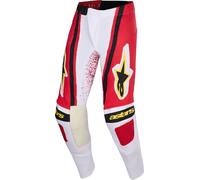 Alpinestars Techstar Nomur Pantalones de motocross, gris/rojo, Talla 34