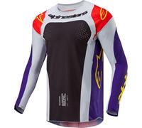 Alpinestars Techstar Ocuri Maillot de motocross, morado/negro, Talla XXL