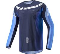 Alpinestars Techstar Pneuma Maillot de motocross, azul, tamaño XL para Hombres