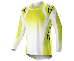 alpinestars Techstar Push Camiseta MX Amarillo/Blanco neón 2XL hombres