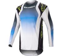 Alpinestars Techstar Push Maillot de Motocross, azul, tamaño XL para Hombres