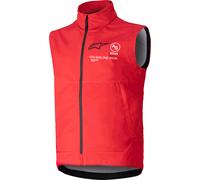 Alpinestars Techstar Softshell Chaleco de motocross, rojo, Talla M