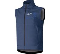 Alpinestars Techstar Softshell Chaleco de motocross, azul, tamaño M para Hombres