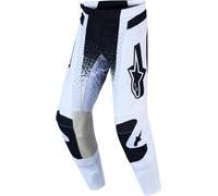 alpinestars Techstar Swan para hombre Pantalón de cross Blanco/Negro 34 hombres multicolor