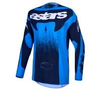 alpinestars Techstar Swan para hombre Camiseta MX Azul M hombres