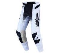 alpinestars Techstar Swan para hombre Pantalón de cross Blanco/Negro 32 hombres