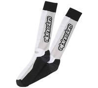 Alpinestars Touring Summer Calcetines, negro-blanco, tamaño S M para Hombres