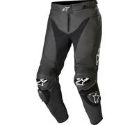 Alpinestars Track v2 Pantalones de cuero moto, negro, tamaño 54 para Hombres