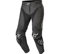Alpinestars Track v2 Pantalones de cuero moto, negro, Talla 56