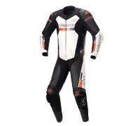 Alpinestars Traje De Cuero GP Force Chaser 1 Pieza Black White Red Fluo, Talla: 56