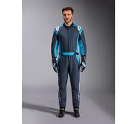 Alpinestars Traje GP Pro Comp V2 - FIA Asphalt Cyan White, Talla: 44