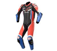 Alpinestars Traje Honda GP Pro V2 1 Pieza Black Red Blue, Talla: 44