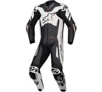 Alpinestars GP Plus V4 Sprint Mono de moto de cuero de 1 pieza, negro-blanco, tamaño 58 para Hombres