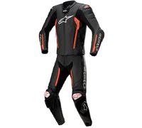 Alpinestars Missile V2, traje de cuero 2pcs. 52 male Negro/Rojo Neón