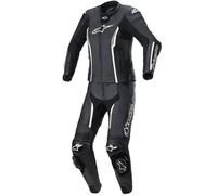 Alpinestars Stella Missile V2 Traje de cuero de mujer de dos piezas, Negro/Blanco, Talla 50